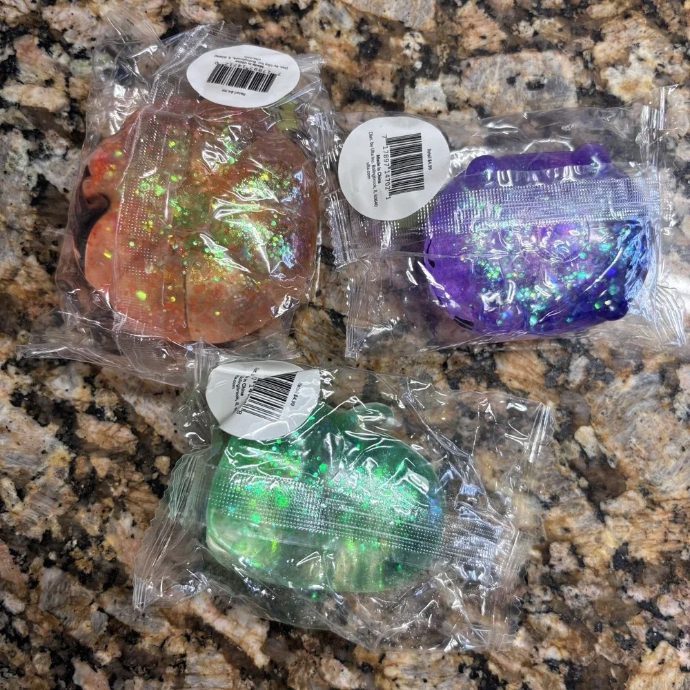 Sweet and Shimmer ULTA Halloween Pumpkin Green Ghost & Purple Cat Bundle New
